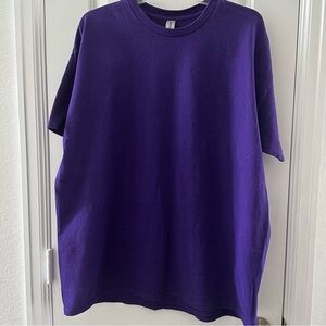 Gildan Heavy Cotton Purple T-Shirt XL